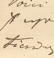 Billet de Polaire adressé à Pierre Louÿs – Août 1909