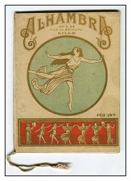 Programme de l'Alhambra Music-Hall Théâtre - 1923