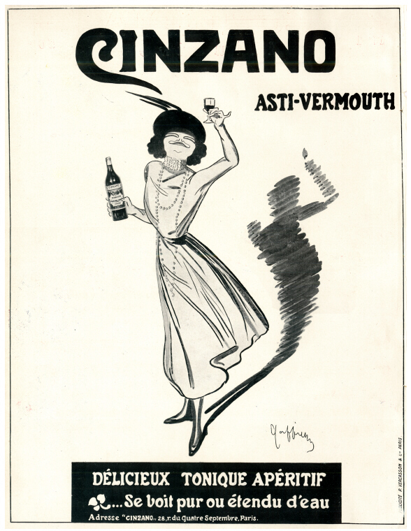 Publicité pour Cinzano – Décembre 1908
