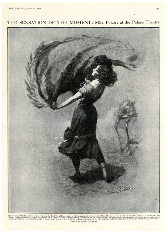 Polaire par Gilbert Holiday – Mars 1910